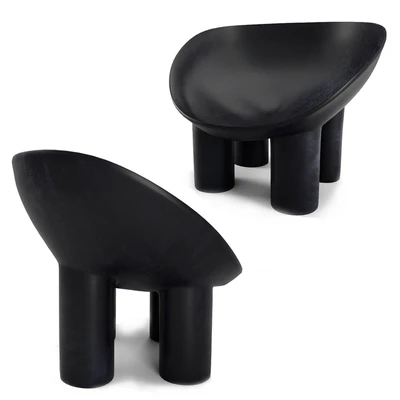 Contemporary Raw Fiberglass Chair, Roly-Poly Chair by Faye Toogood — Вид 5