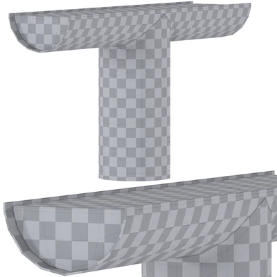 Стол консоль от Minotti серия Pilotis — Вид 3