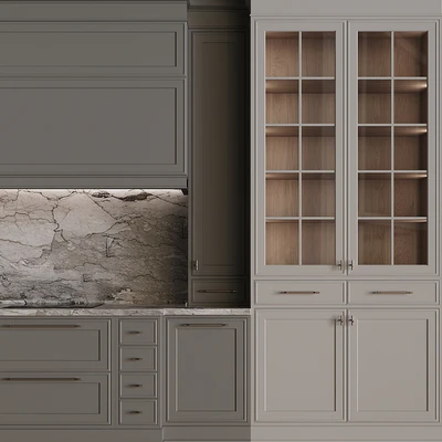 Kitchen in neoclassical style 57 — Ver 7