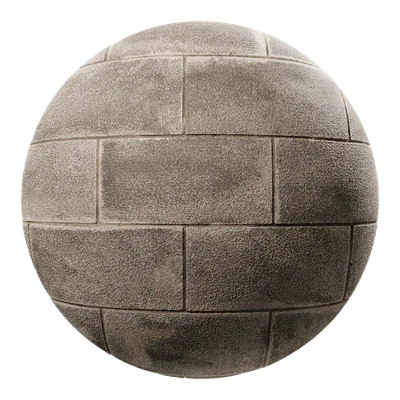stippled dirty concrete block sidewalk texture — download