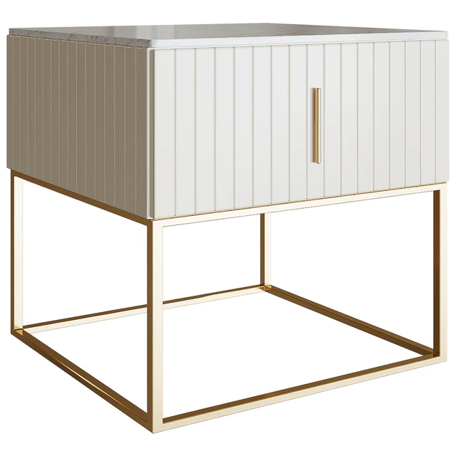 Bedside table Off White — Descargar