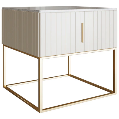 Bedside table Off White — Ver 1