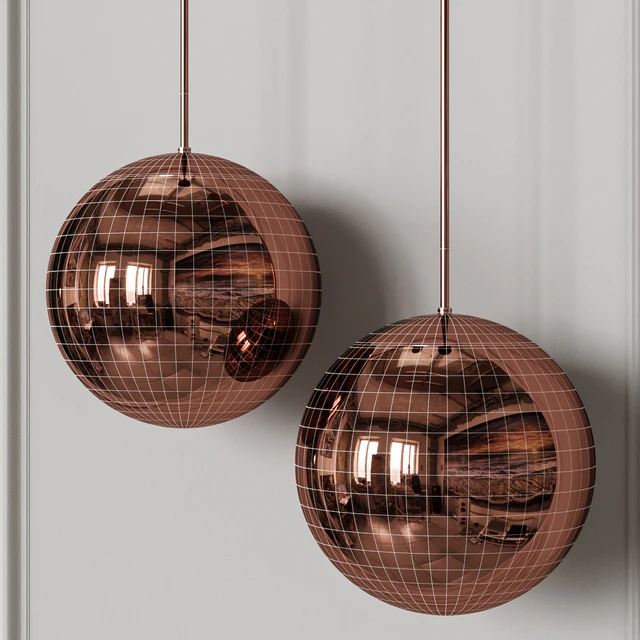 Vega Indoor-Outdoor Brass Gold and Black Nickel Pendant Light — Descargar