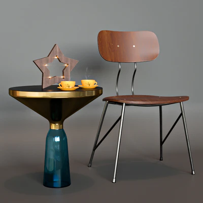 W BLUE INDUSTRIAL CHAIR — Вид 1