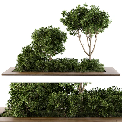 Garden set bush and Tree - Garden Set 07 — Ver 1