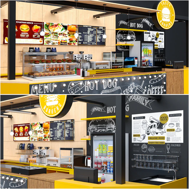 Fastfood And Coffee Kiosk — Descargar