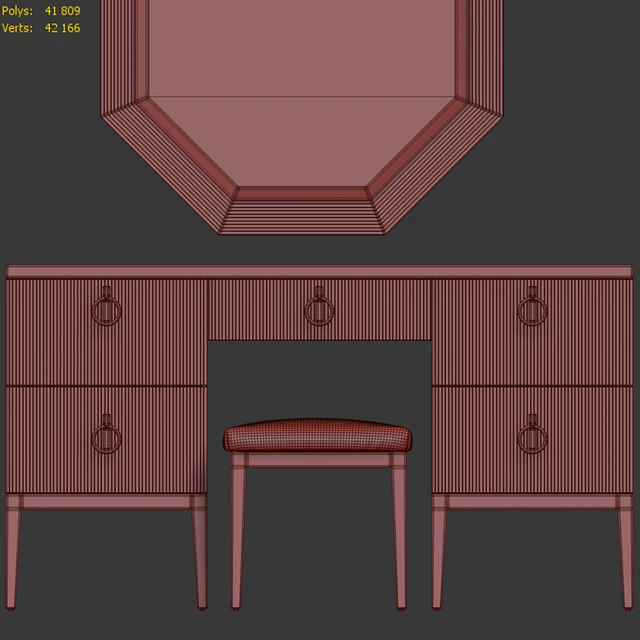 Lima dressing table. Dressing table by Medusa Home — Descargar