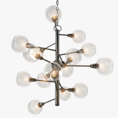 Currey and Company Panpoint Chandelier — Вид 3