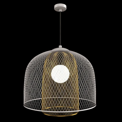 Pendant lamp made of metal mesh VANTA from Lampatron — Ver 2
