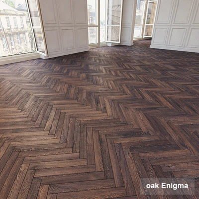 Herringbone parquet 32 ​​(2 species, without the use of plug-ins) — Ver 2