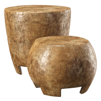 Tambour stools by Tinja / Деревянный круглые стулья — Вид 1
