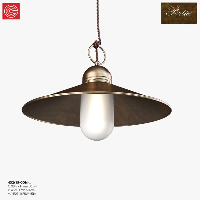 Chandelier Cremasco illuminazione, Portico art 432 — Descargar