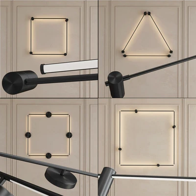 Sconce Trumpet tube Wide collection — Ver 6