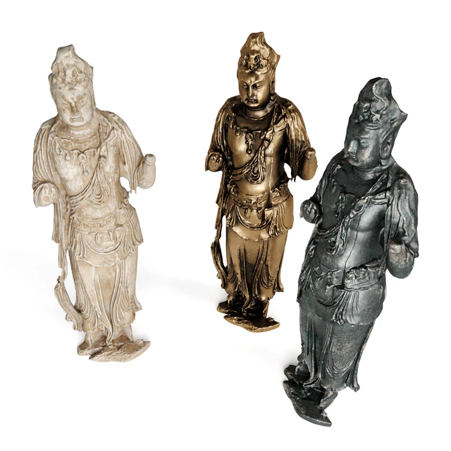 Standing Buddha bodhisattva sculpture — Descargar