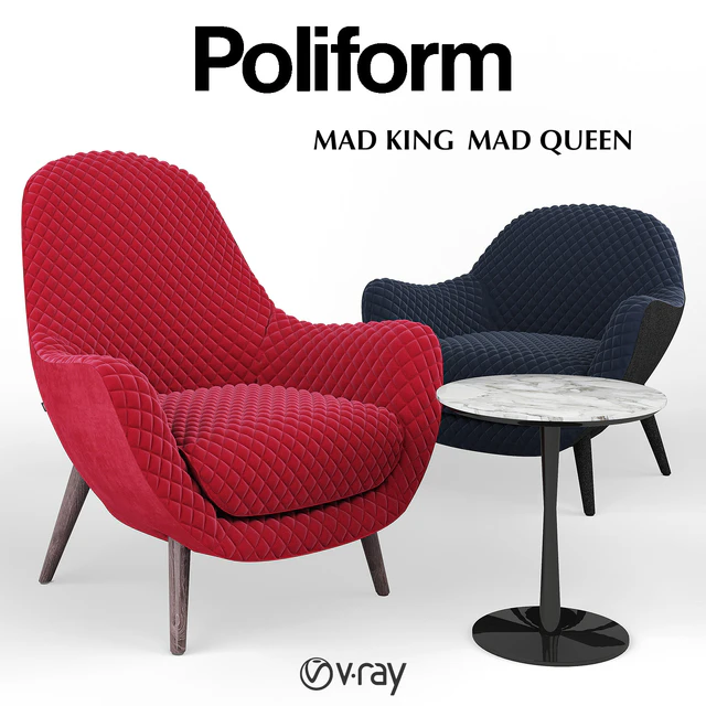 Armrests Poliform MAD Queen and MAD King — Download