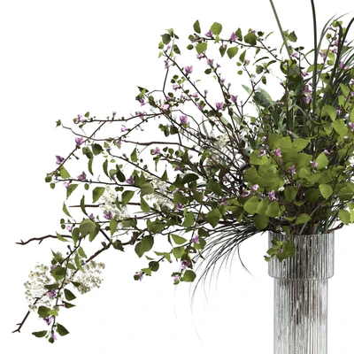 Bouquet of grass, flowers and branches — Ver 5