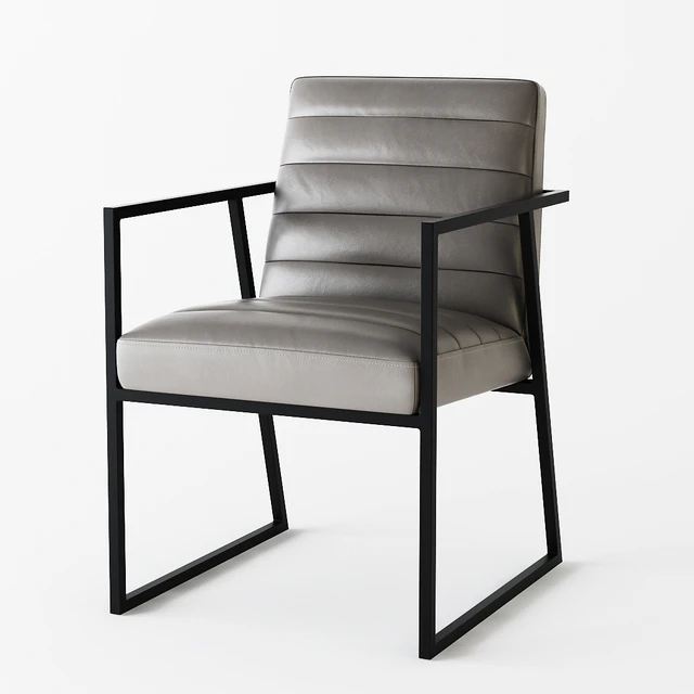 C & B Channel Leather Arm Chair — Descargar