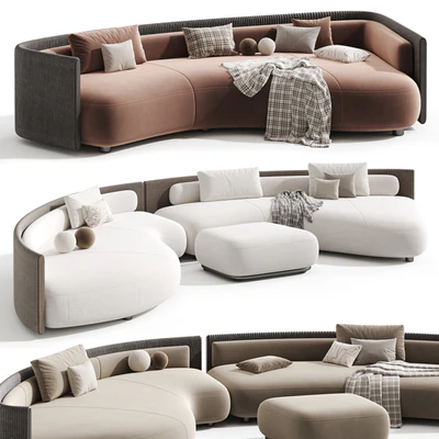 Bezier Cord Outdoor Sofa by Minotti — download