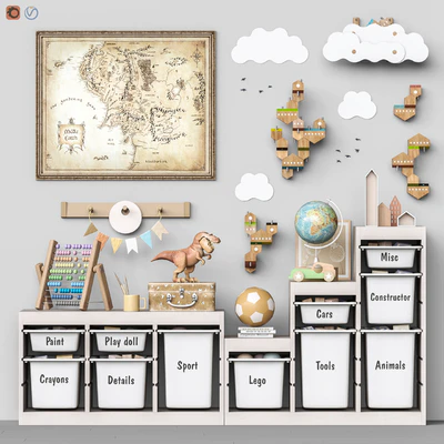 Toys and furniture set 103 — Ver 1