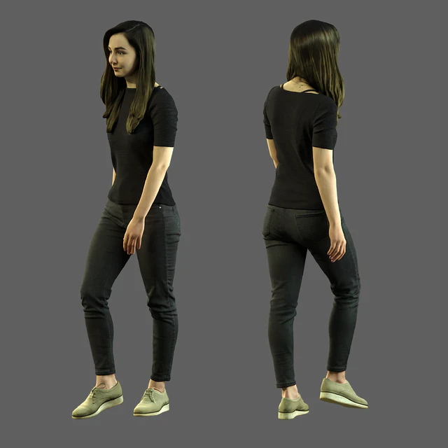 3d scan woman 8 — Download