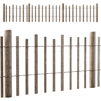Wooden fencing / Decorative wooden fencing — Ver 1
