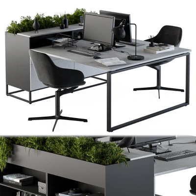 Office Furniture - employee Set 15 — Вид 5