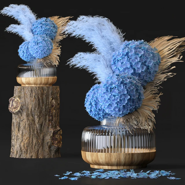 Hydrangea Flower Set-06 — Descargar