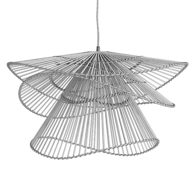 Three Tiers Bamboo Pendant Lights — Descargar