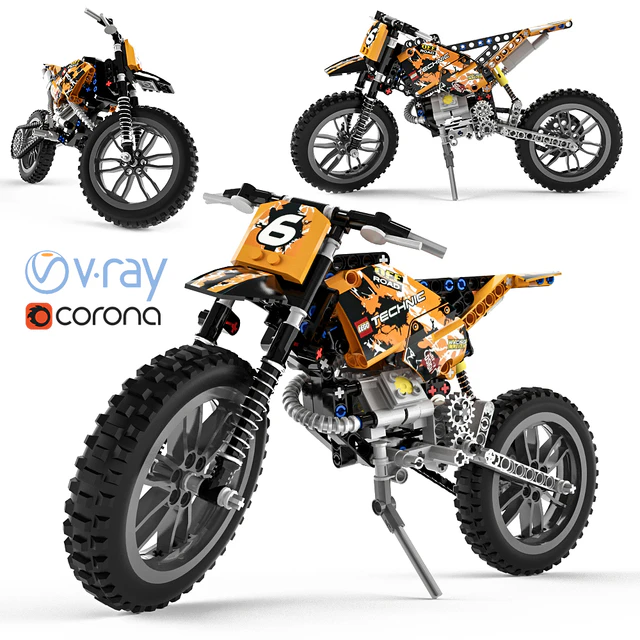 Lego Technic Moto Cross Bike — Скачать