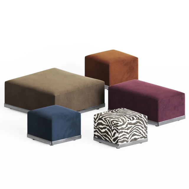 Minotti West Ottoman Set — Скачать