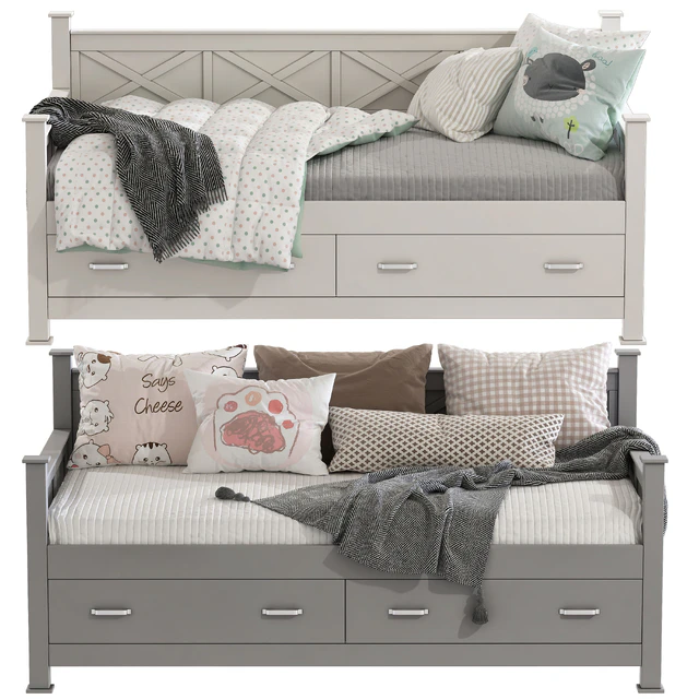 Кровать-диван  Pasadena Twin Solid Wood Daybed — Скачать