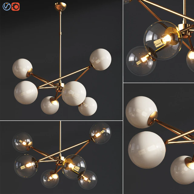 Turenne Large Dynamic Chandelier Circalighting — Descargar