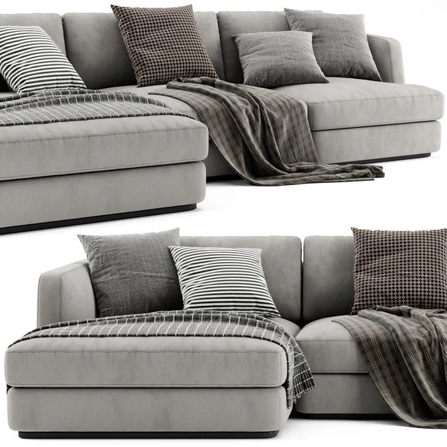Flexform Barret Chaise Longue Sofa 2 — Скачать