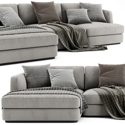 Flexform Barret Chaise Longue Sofa 2 — Вид 3