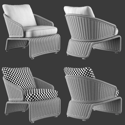 MINOTTI HALLEY outdoor armchair — Вид 2