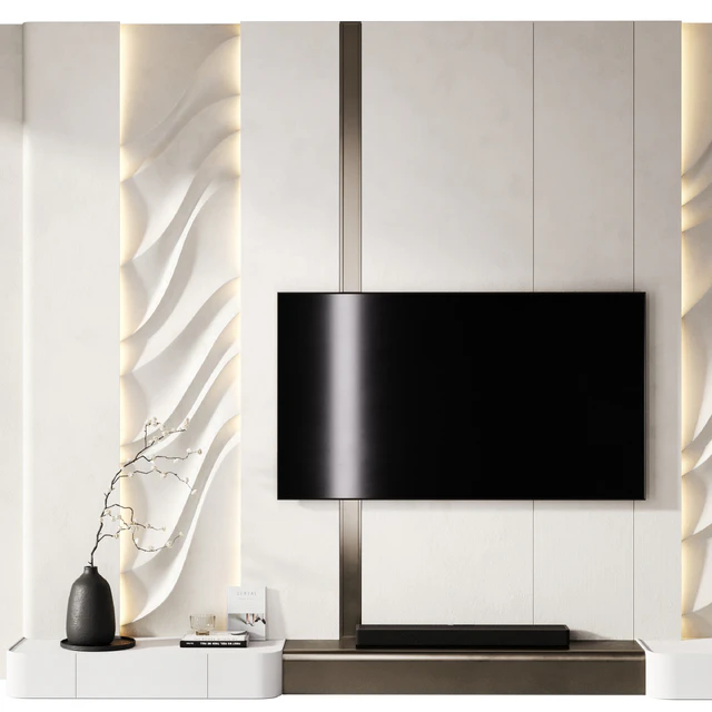 TV wall with soundbar 002 — Descargar