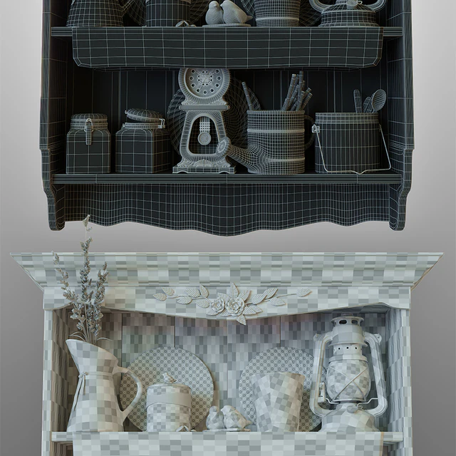 Shelf in the style of Provence — Descargar