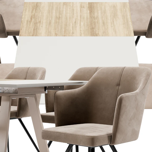 Sling Dining Chair and Detroit Table — Descargar