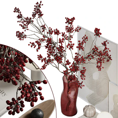 Branches with berries decor set — Вид 6