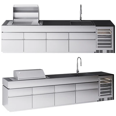 Outdoor Kitchen Island Fesfoc Krakatoa — Ver 1