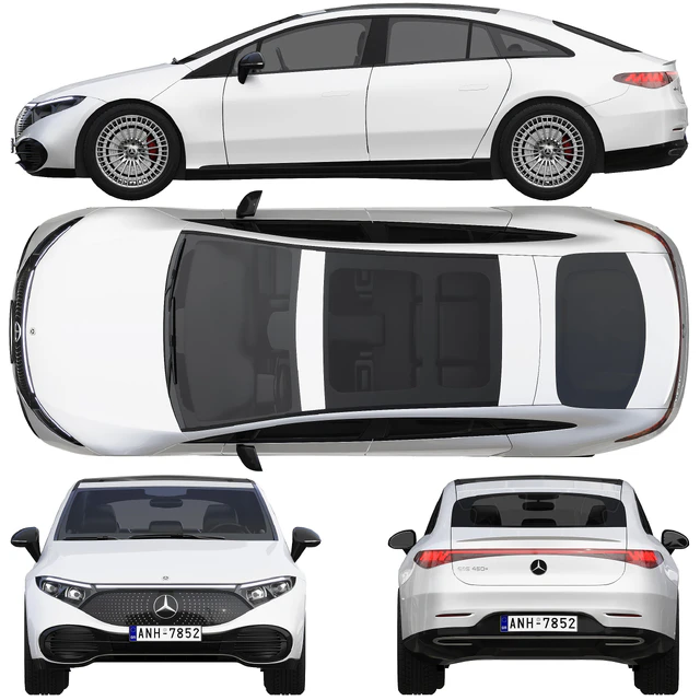 Mercedes-Benz EQS 2022 — Скачать