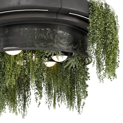 Indoor Hanging Plants in Metal Box - Set 1506 — Ver 7