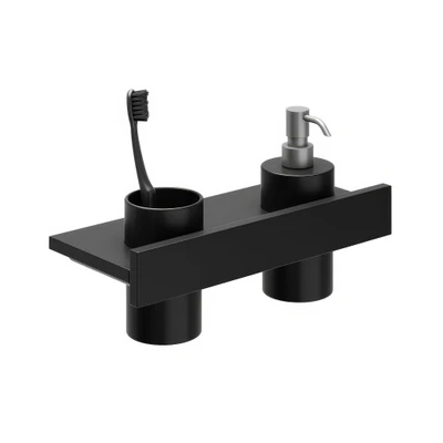 stone soap dispenser toothbrush holder by rexa design — download