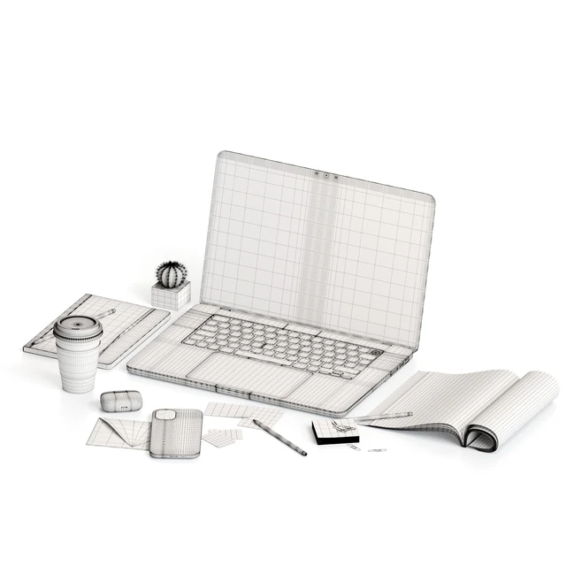 Decorative set on the desktop — Descargar