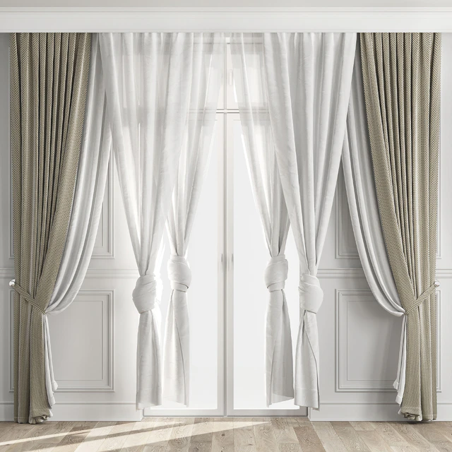Curtains with balcony doors 512C — Descargar