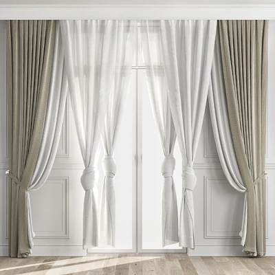 Curtains with balcony doors 512C — download