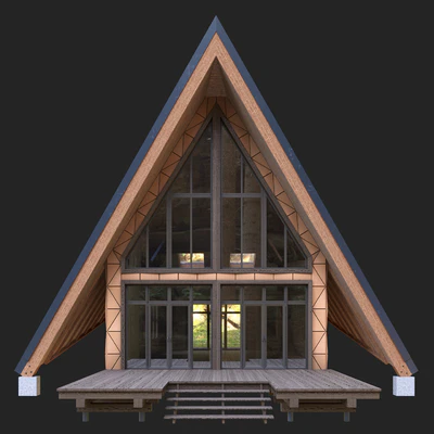 Современный дом в лесу — Вид 4