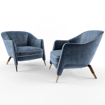 gio ponti unique armchair — Ver 1