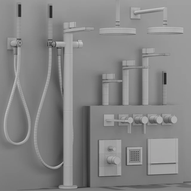 GESSI INVERSO RIGATO bathroom faucet set — Descargar