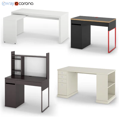 Набор письменных столов IKEA set 2 — Вид 1